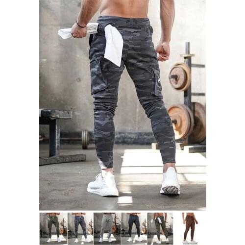 2021 Cool Army Green Camo Men Cargo Military Pockets Pants Skinny Student Long Trousers Joggers Sweatpants Sportswear Trendy