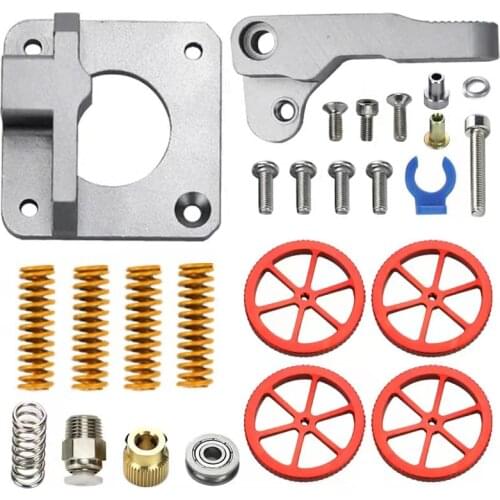 3D Printer Extruder Kit Silicone Nozzle Heating Bed Spring Upgrade Leveling Nut Set 1.75mm Filament For Creality CR10/Ender3