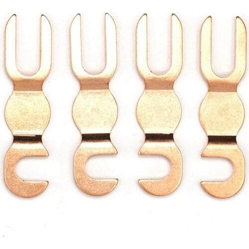 SP08Cu Pure Copper Parallel Connection Plate for HiFi Audio Speaker Binding Post 4Pcs CNIM Hot