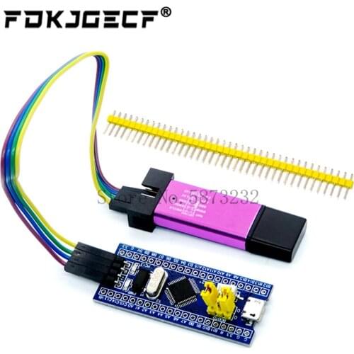 STM32F103C8T6 ARM STM32 Minimum System Development Board Module For Arduino DIY Kit + ST-Link V2 Mini STM8 Simulator Download
