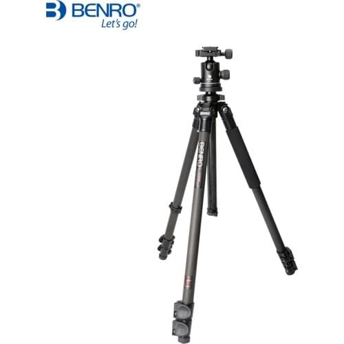 Benro C1570FB1 Tripod Carbon Fiber Tripods Monopod Camera Stands 3 Section Carrying Bag Max Loading 8kg DHL Free Shipping