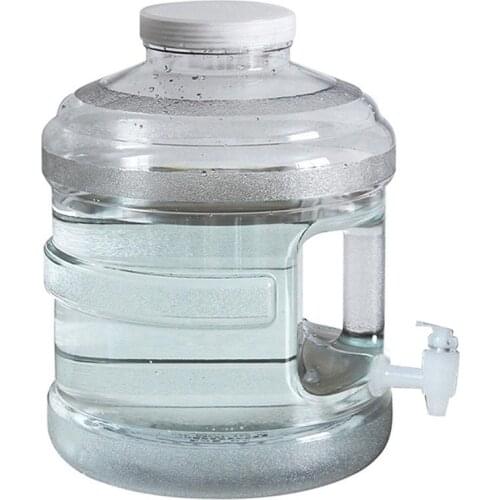 12L/15L Outdoor Self-driving Tour Water Storage Bucket With Faucet Portable Drinking Water Bucket Large Mouth Plastic Container