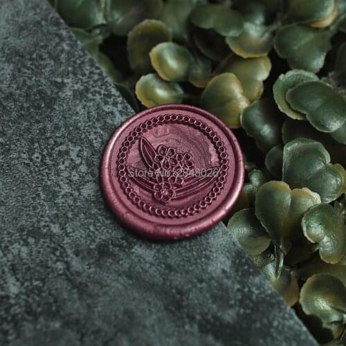 Forget me not flower Wax Seal Stamp kit,wedding favor wax seal stamp, floral invitation seals,flower sealing stamp