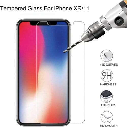 Tempered Glass for iPhone XR 11 Screen Protector for iPhone 11 XR Glass for iPhone xr Protection iphone 11 Glass Cover XR