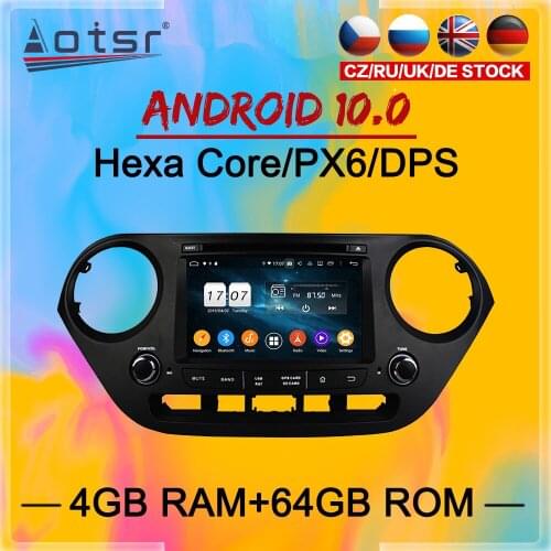 2 Din Touch IPS Screen Android 10 Car multimedia Player For Hyundai Grand I10 2013 - 2019 GPS Navi Audio Radio stereo head unit