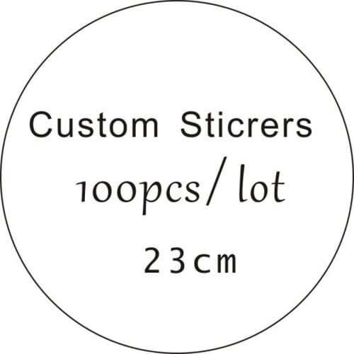 23cm/100pcs/Birthday/Baptism, ,Personalized Wedding Stickers, Customized,Favors Boxes Lables, Your Picture, Logo, Customized