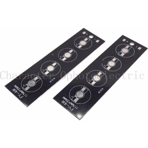 5pcs 117mm x 35mm Aluminium PCB Circuit Board for 4PCS x 1W,3W,5W LED In Series for 1W 3W 5W LED chip