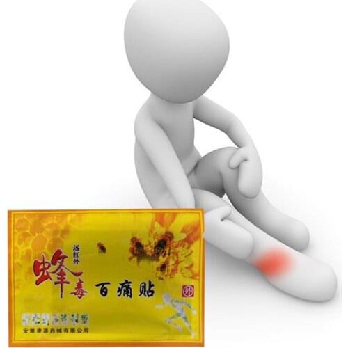 Fast Heating Bee venom herbal Analgesic Plaster for Joint Pain Relief Patch Far infrared Neck Back Body Aches Relieve Pain Patch