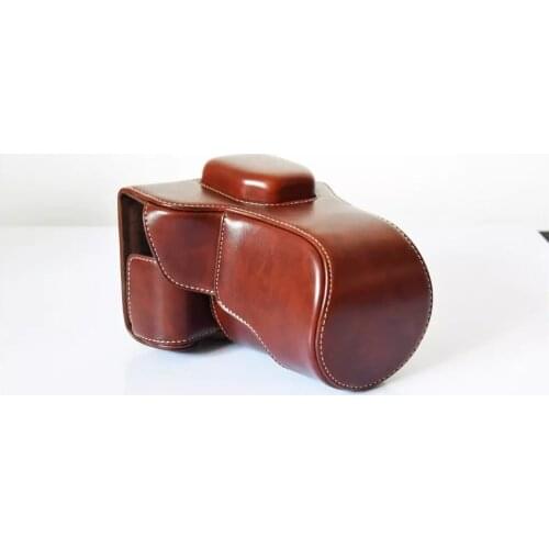 PU Leather Camera Case For FujiFilm XT-30 XT-20 Fuji XT30 XT20 Camera Bag Body Set With Strap Black Brown Coffee