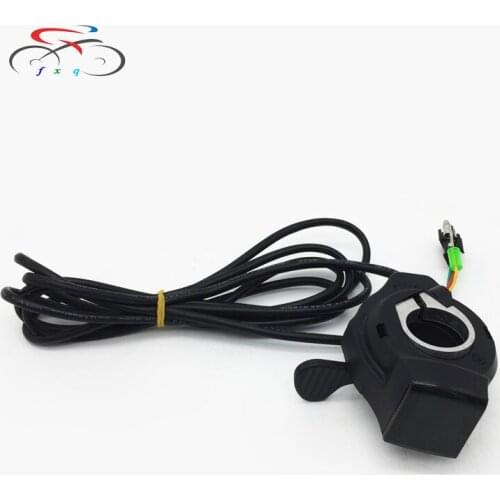 Electric Bicycle Thumb Throttle with LCD Digital Battery Voltage Indicator Display Ebike scooter motorcycle ATV Thumb Grips