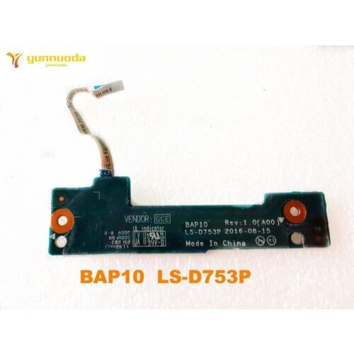 Original FOR Dell FOR Alienware 15 R3 Power Button Board with Cable Power Button Board BAP10 LS-D753P tested good free shippin