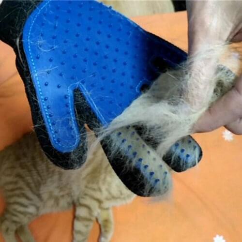 Cat Grooming Glove for Cats Pet brush Glove Cat cleaning Gentle Efficient Cat Grooming Glove Dog Bath Supplies Glove For Animal