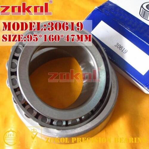 ZOKOL bearing 30619 7819E Tapered Roller Bearing 95*160*47mm