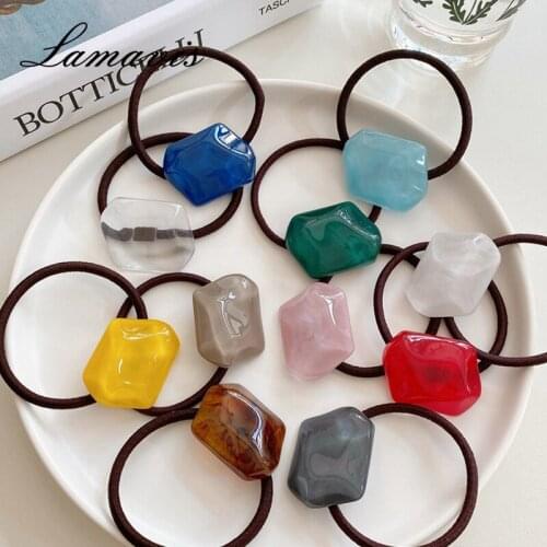 2020 New Head Rope Simple Wild Rubber Band Korean Version Of The Dream Water Ripple Retro Hair Ring Hair Rope Sweet Wild High El