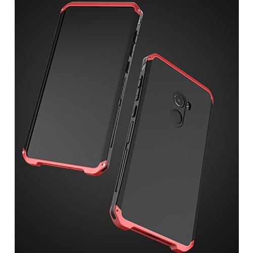 Anti-fall Metal Frame PC Back For Xiaomi MI MIX2 MIX 2 Mix2 Aluminum Alloy Mobile Bumper Case MIX 2 Cover+Gift