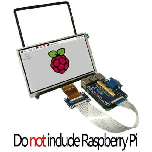 Raspberry Pi 7 inch LCD 7inch 1024x600 display and VGA Connector DPI driver