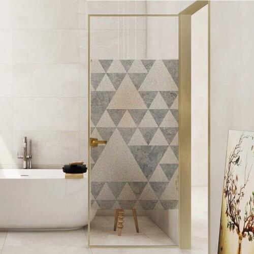 Nordic geometry Glass Window Film Privacy Window Sticker Home Decor Digital Print bathroom living room bathroom decoration glass