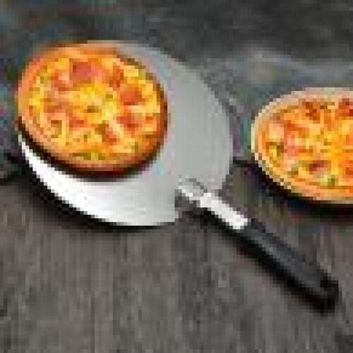 10/12 Inch Foldable Non-slip Pizza Shovel Safe Transfer Spatula Kitchen Supplies