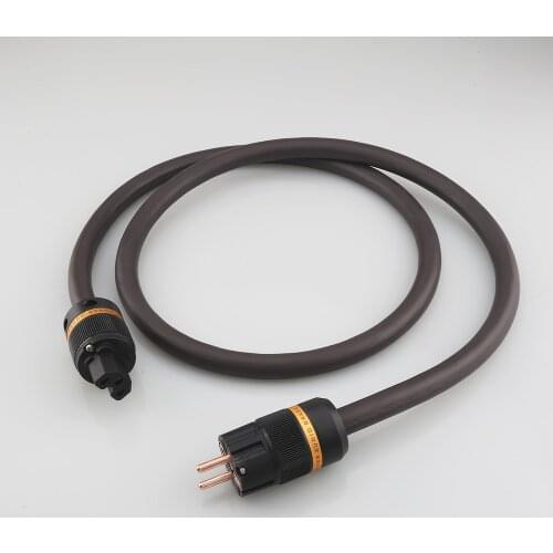 New Viborg VP1606 High-End AC EU Standard to IEC Power Cable Pure Copper Schuko Mains HIFI Extension Cable
