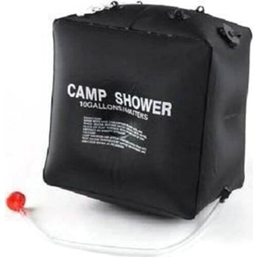 Outdoor Solar Heated Shower Bag Portable 40 Liter Hiking Camping Sport Shower U2JB