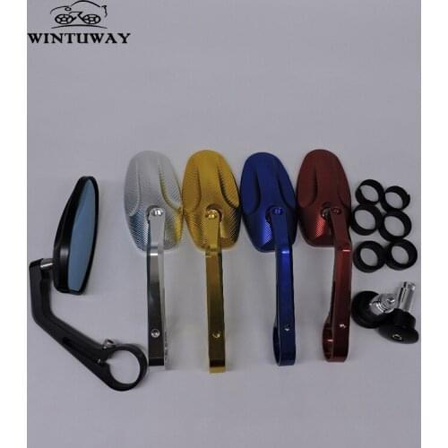 WINTUWAY 5 Colors Available Universal Motorcycle Rearview Mirror Moto CNC Side Mirrors Motorcycle Accessories Parts B-SH5503