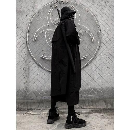 Katana Umbrella Long Handle Uv Protection Windproof Business Black Chinese Umbrella Outdoor Guarda Chuva Rain Gear BD50UU