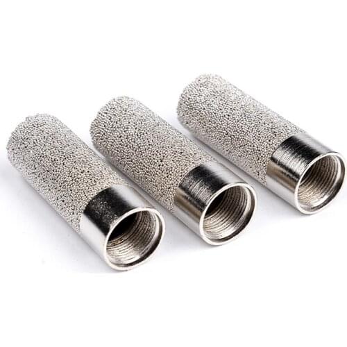 1pcs Pneumatic Exhaust Ailencer Metal Inner Wire Muffler Silencer Electronic Probe Filter M12X0.75 M10X1 Female thread