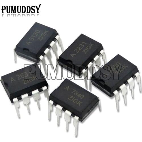 10pcs/lot HCPL3120 HCPL-3120 A3120 DIP-8 FOD3120 HCPL-3700 HCPL-2231 HCPL2630 HCPL-2630 HCPL-7840 HCPL-2631 HCPL-3150 HCPL-2731