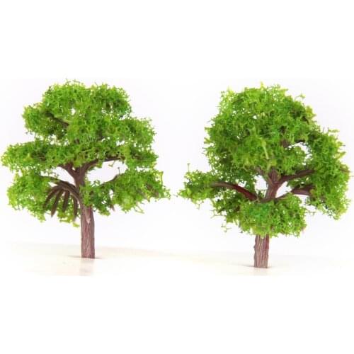 25x Z SCALE Model Train Trees Street Layout Garden Landscape Wargame Diorama