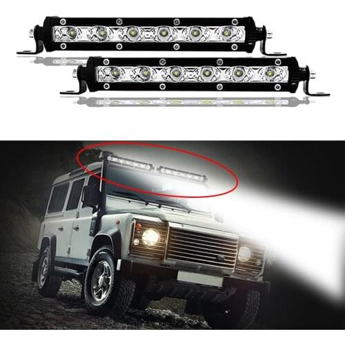 1PC Off-road 7inch LED Work Light Bar Spot Light Bulbs 18W 4x4 Driving Fog Lamp For Jeep Wrangler Vehicles ATV Boat Truck SUV