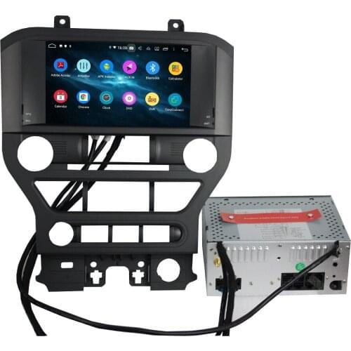 CarPlay & Android Auto DSP 8" PX6 Android 10 Car Stereo Radio DVD GPS Bluetooth 5.0 WIFI for Ford Mustang 2015 2016 2017