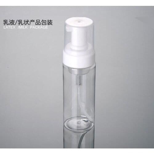 Free shippping - 120ML Clear Foaming Bottle, 120cc Foaming up Bottle ,Transparent Soap Dispenser,Foam Lotion Pump Bottle