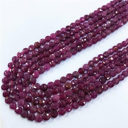 Wholesale Natural Stone Coin Loose Beads 3.8m-4.5mm Faceted Tiny Crystal DIY Gem Beads For Jewelry Making Bracelet Free Shipping
