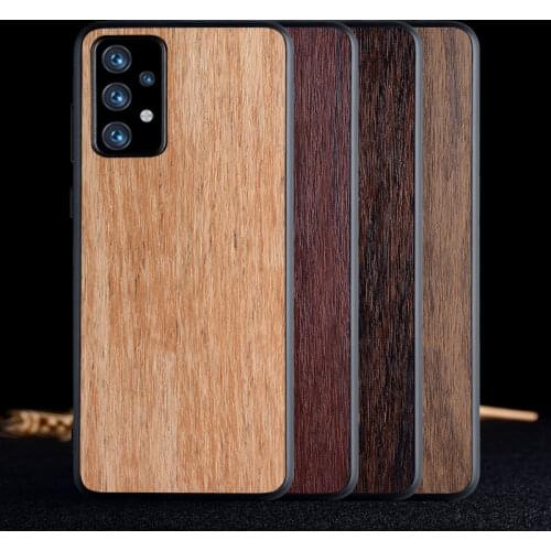 Simulation Wood grain case for Samsung galaxy A52 A72 A42 A32 5G with Pastoral design,TPU+PC 2in1 material ,for galaxy A52 case
