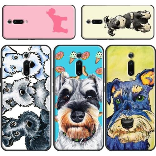 Miniature Schnauzer dog art Phone Case For Xiaomi Mi 11 Lite Ultra 9 10 9T 10T Pro POCO M3 Pro F2 F3 POCO X3 Pro Cover