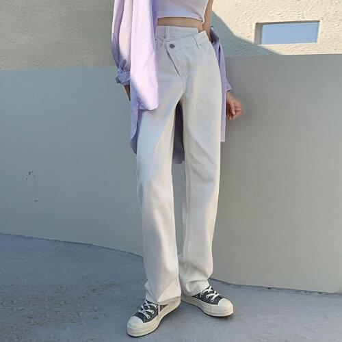 Jeans Women Denim Pants Denim Clothing Vintage Pants Boyfriend Jean Streetwear Straight 2021 PantsWide Leg Jeans Casual Loose