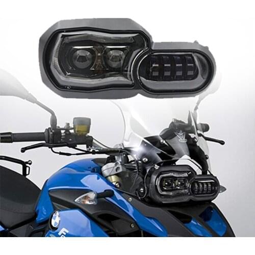 E9 Mark Approved Motorcycle LED Headlight Projector Hi Lo Headlamp For BMW F800GS F800R F700GS F650GS Adventure