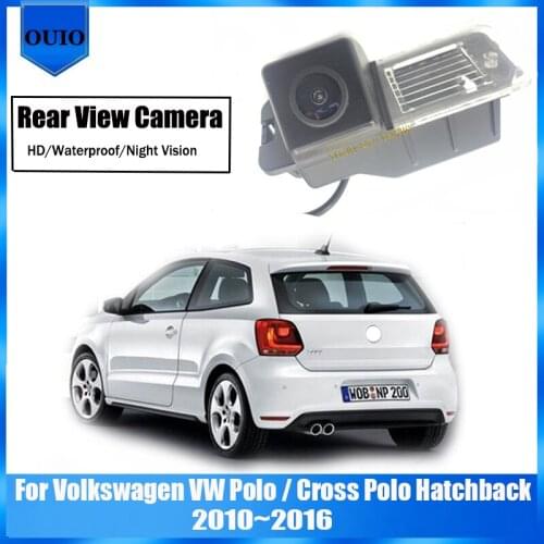 HD rear camera |For Volkswagen VW Polo / Cross Polo Hatchback 2010~2016 Waterproof Camera| Backup Parking Reversing Camera