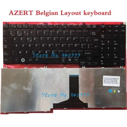 Keyboard for Toshiba Satellite A500 A505 A505D L500 L550 L550D L350 L350D L355 P300 L500D P305 P500 P505 Belgium BE