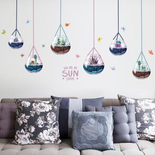 Creative DIY Bedroom Living Room Bathroom Removable Window Self-adhesive Wall Stickers Eco-friendly Decals Decor Mural dc18