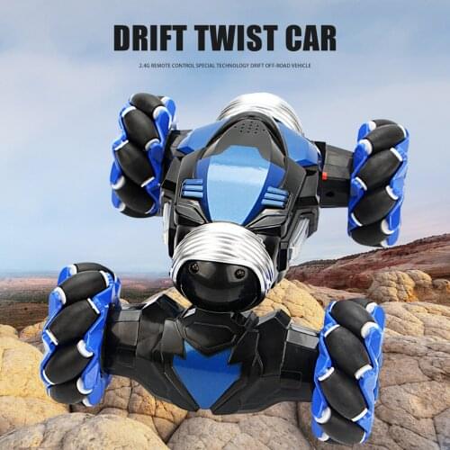 RC Car 4WD Radio Control Stunt Car Gesture Induction Twisting Off-Road Vehicle Drift RC Toys With Light & Music