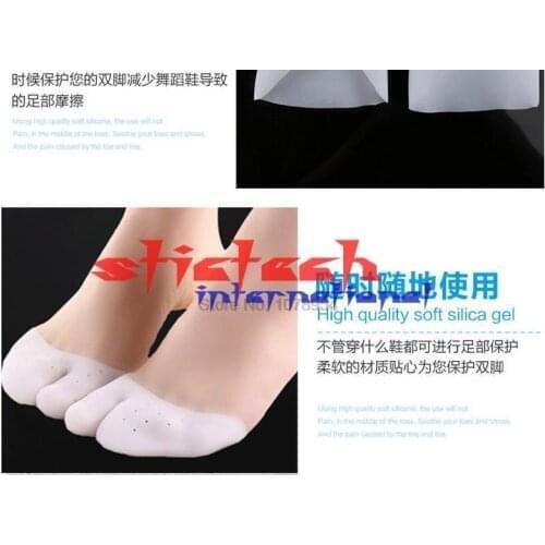 By ems or dhl 200pairs 2016 new Ultra-Soft Silicone Invisible Toe Sleeve Foot Protection Ballet Shoe Pads Gel Foot Care Tool