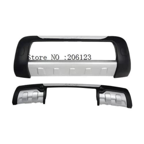 2009, 2010, 2011 for Toyota RAV4 Chrome Front + Rear high quality aluminum alloy plastic bumper before and after decoration