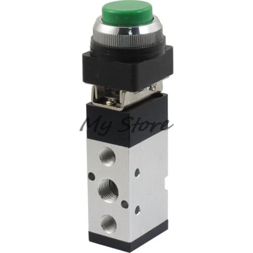 Pneumatic Valve Switch PT1/4" Air Inlet Five Way Two Position Momentary Mechanical Valve MV522PPL