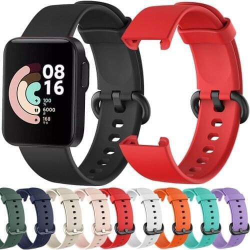 BEHUA Band Silicone Strap Replacement for Xiaomi MI Watch Lite Redmi Wristband Accessories Watchband Sport Fashion Correa Belt