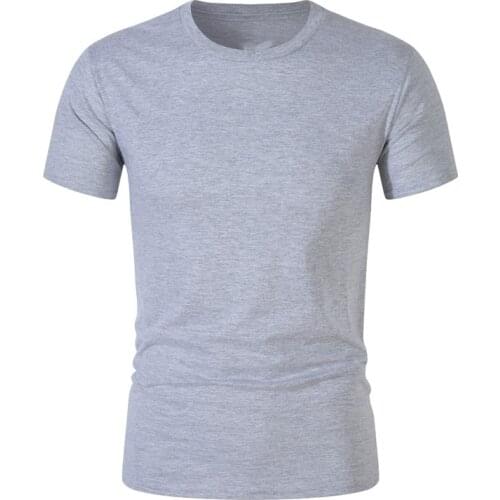 Logo custom sports brand new T-shirt mens short-sleeved tops fashion casual cotton T-shirt comfortable and breathable clothing