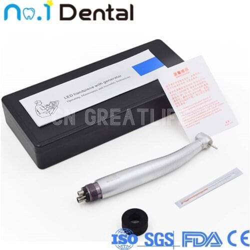 Dental Lab Handpiece Nsk Style 6 Way Spray High Speed Handpiece Led Dental High Speed Handpieces with Led