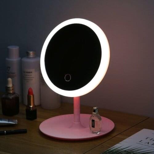 LED cosmetic mirror with light LED desk desktop easily fill light beauty makeup mirror mirror