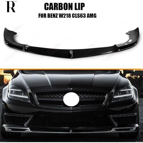 W218 Carbon Fiber Front Bumper Chin Lip for CLS63 AMG
