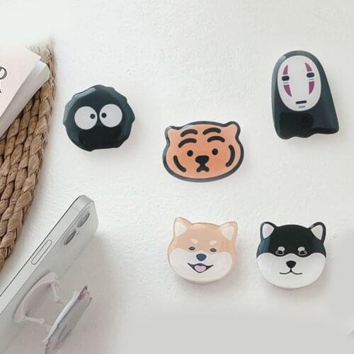 Cartoon dog funny Stand Universal Mobile Phone Grip Expanding Holder for iPhone/Samsung Phone Holder / Finger Ring Stand